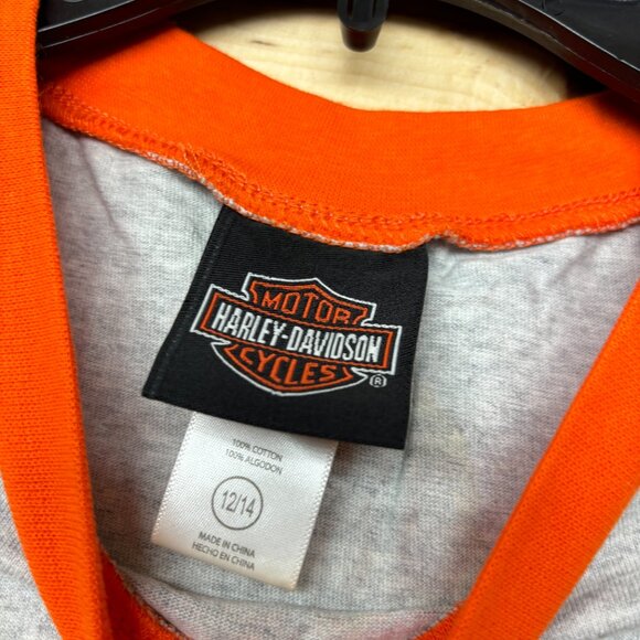 Vintage Harley Davidson Shirt Womens Small Gray Tank Top *READ* - Picture 3 of 10
